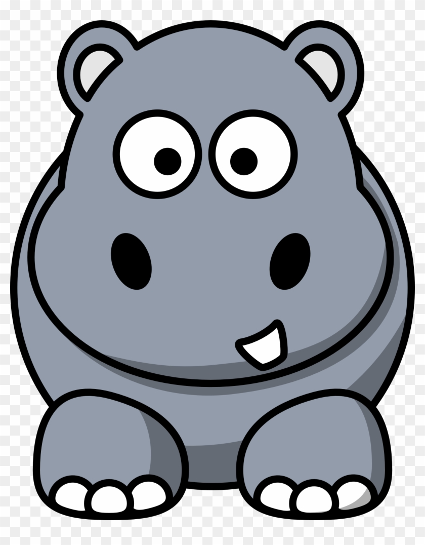 Image Of Baby Hippo Clipart 5 Hippo Clip Art At Vector - Cartoon Animals #56648