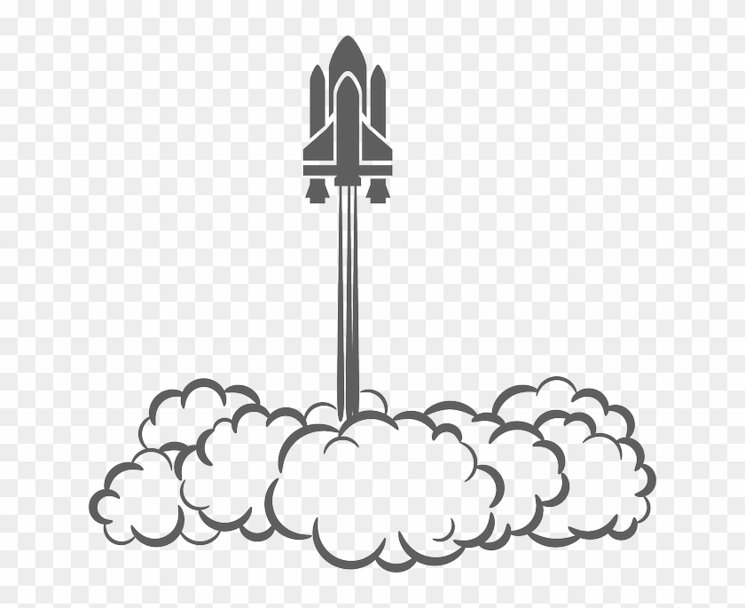 Aerospace Space, Shuttle, Lift-off, Liftoff, Nasa, - Rocket Launch Clip Art #56669