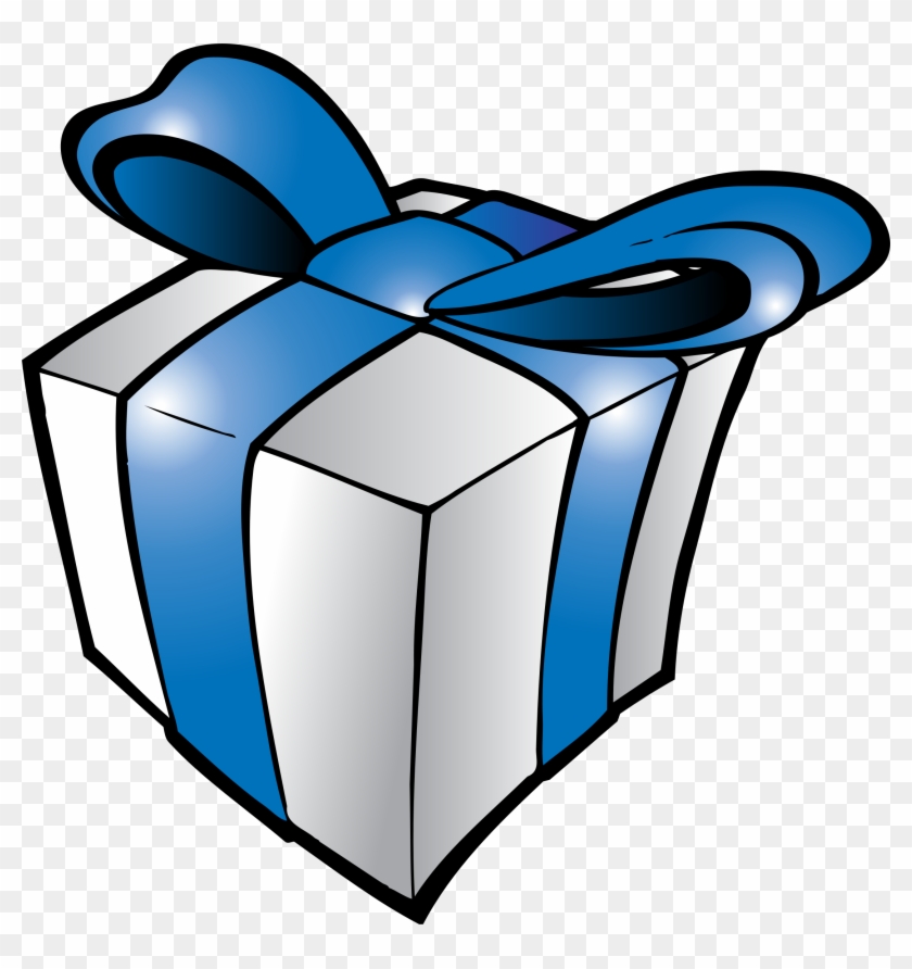 Gift Clip Art Blue #56748