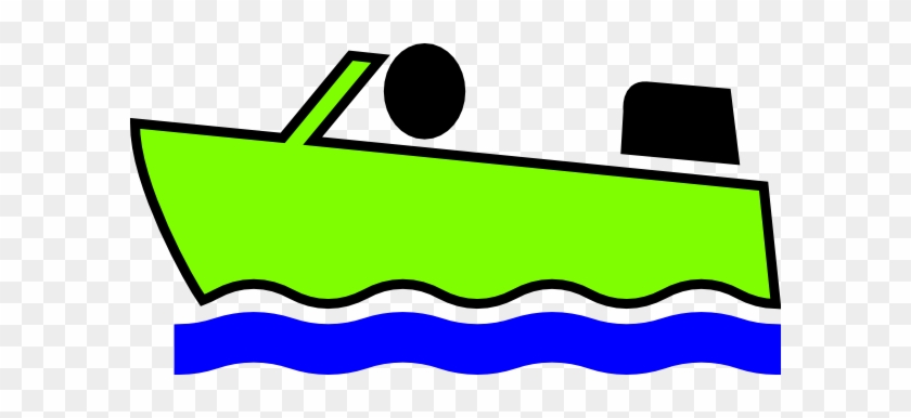 Motorboat Color Clip Art At - Green Color Boat Clipart #56761