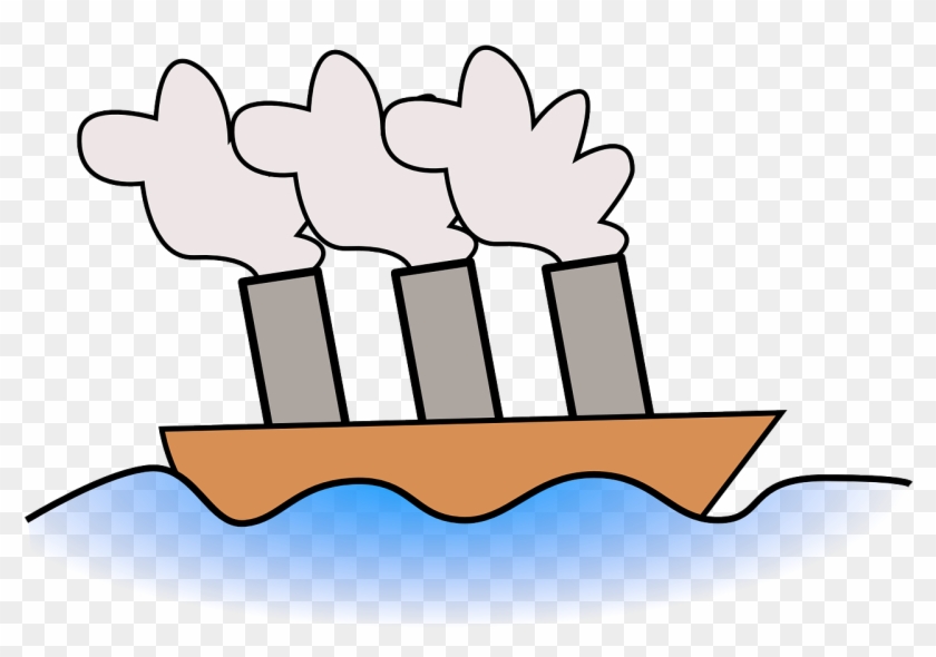 Clip Art Steam Boat #56847