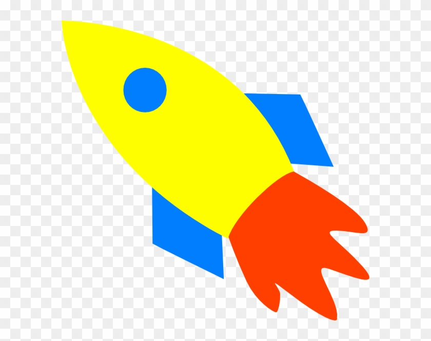 Rocket Ship Yellow Clip Art At Clker - Rocket Ship Clipart #56892