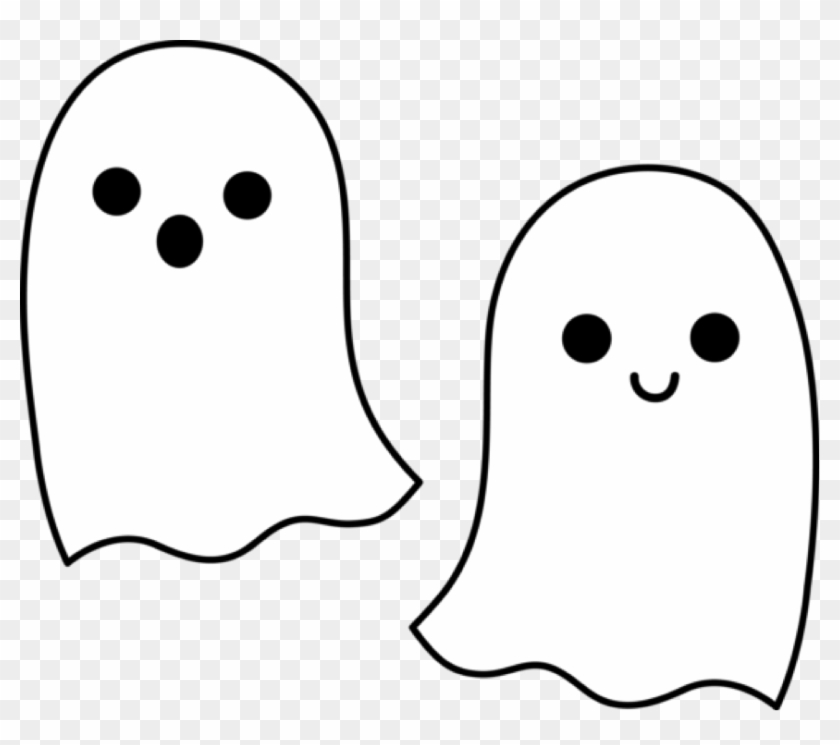 Ghost Outline Clip Art - Cute Tapety #56950