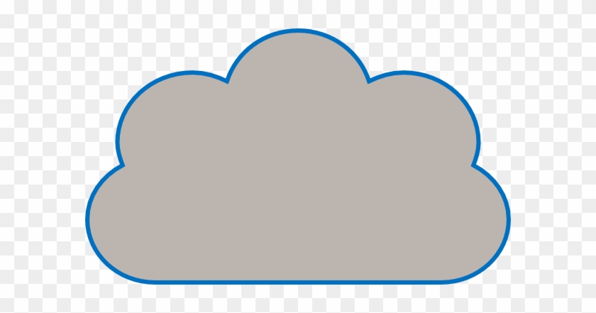 Cloud Clip Art - Cloud With Flat Bottom #56956