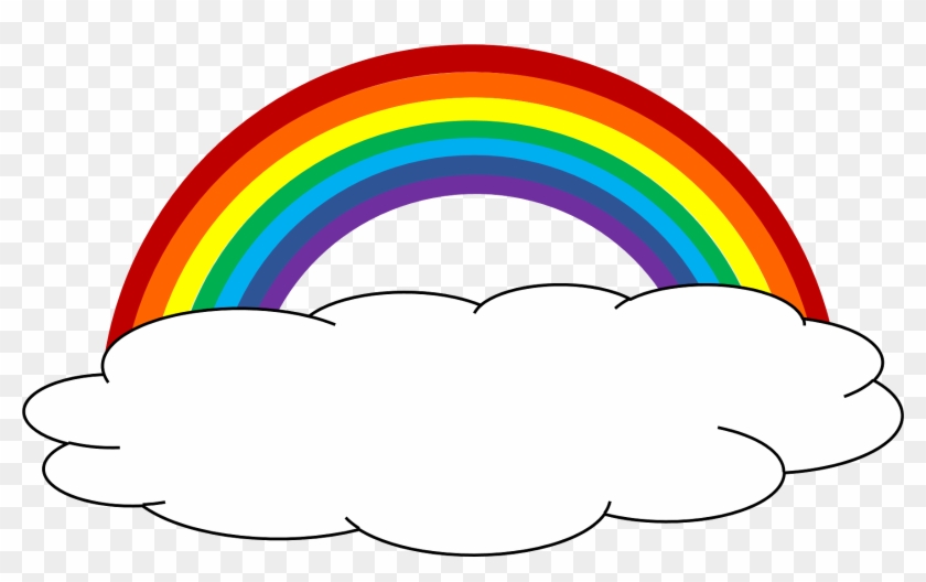 Clouds And Rainbow Clipart Clipartxtras - Colors Of A Rainbow #57053