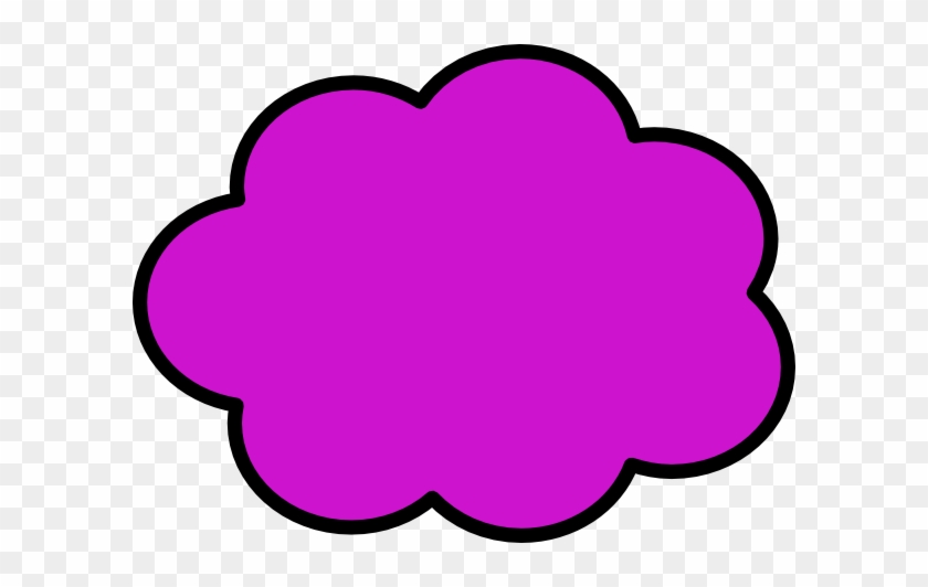 Thought Bubble Svg Clip Arts 600 X 452 Px - Bubble Cloud Clip Art #57070