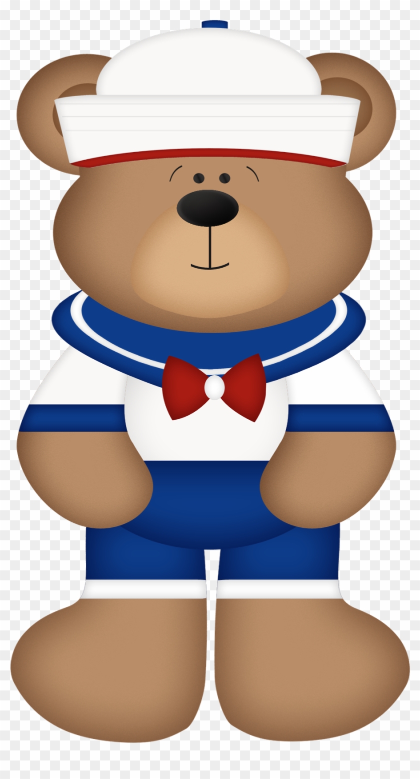 Bear In Sailors Out Fit - Osito Vestido De Marinero #57084
