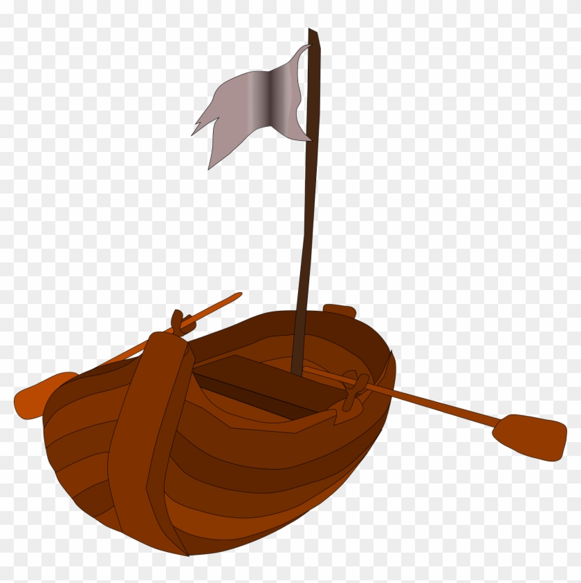 Free Row Boat Clip Art - Row Boat Cartoon Png #57114