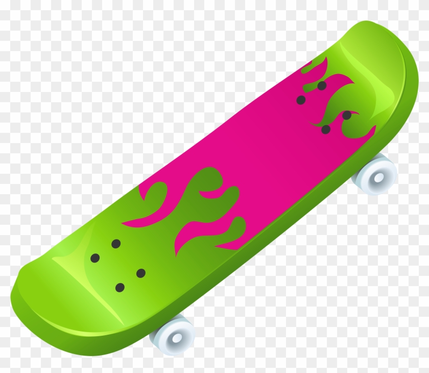 Image Of Skateboard Clipart 8 Skateboard 2 Clip Art - Toothbrush #57137