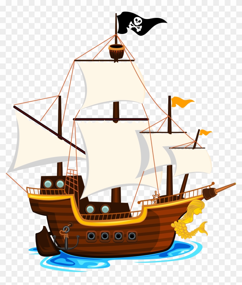 Related Pirate Ship Clipart Png - Pirate Ship Clip Art Png #57154