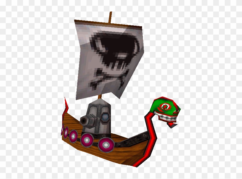 Spirit Tracks Pirate Ship Artwork - The Legend Of Zelda: Spirit Tracks #57204