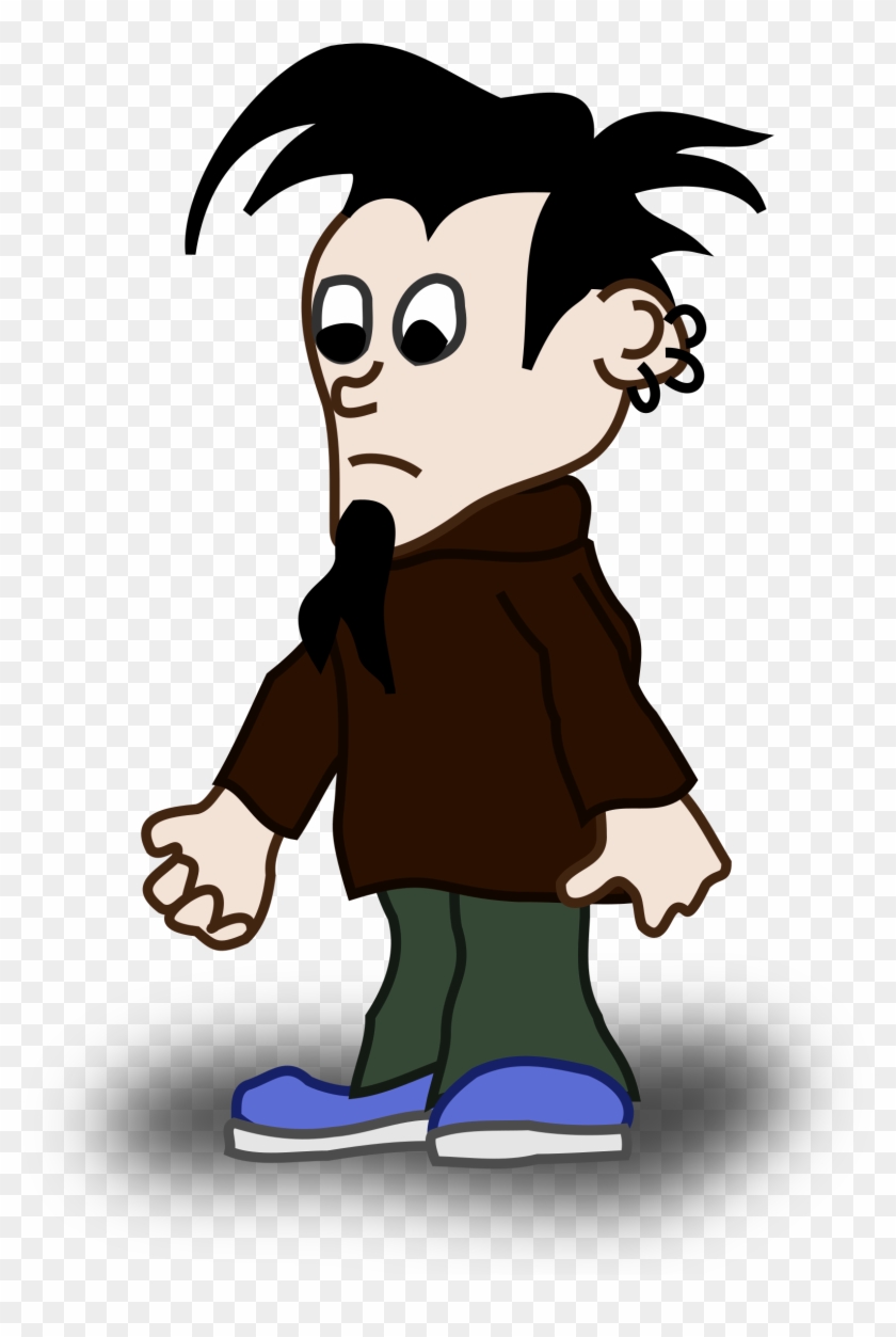 Emo Clipart Illustration - Comic Charecter Boy Png #57263