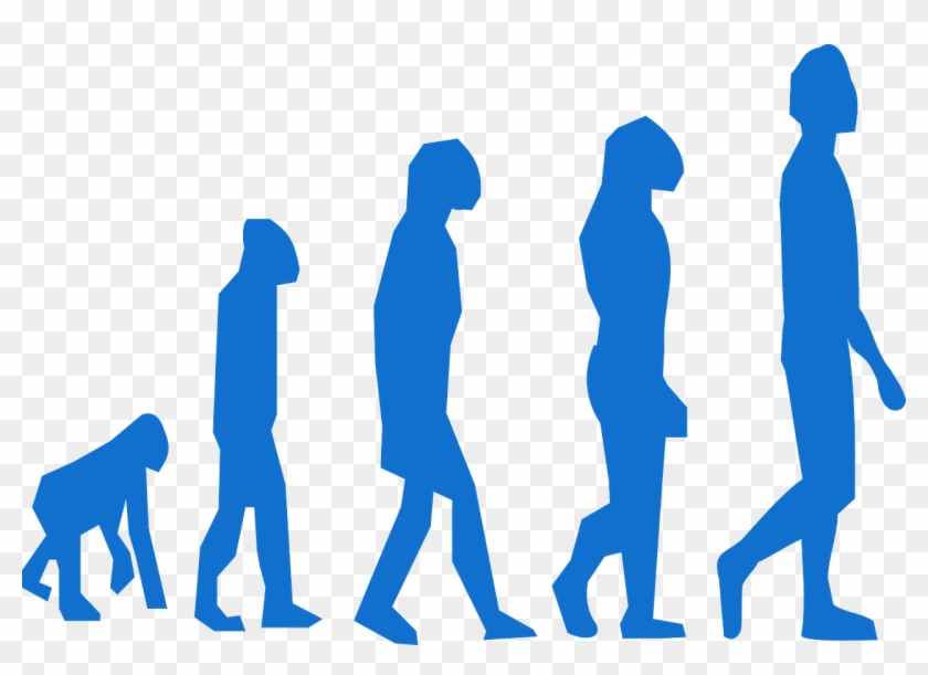 Change Of Pace Clip Art - Neanderthal Silhouette Left #57274