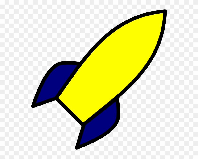 Download - Blue And Yellow Rocket #57445
