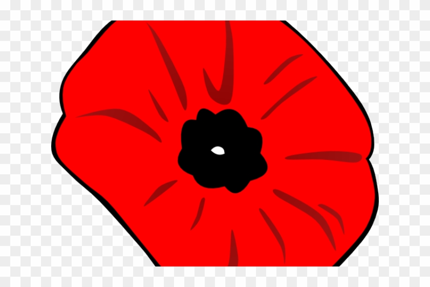 Red Poppy Cliparts - Remembrance Day Poppy Clipart #57497