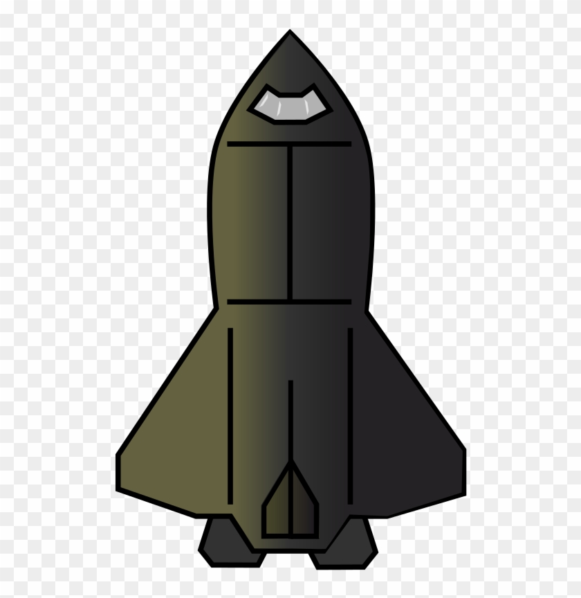 Space Ship Clipart - Simple Spaceship Clipart #57585