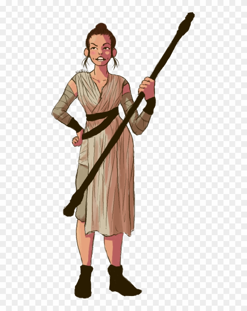 Star Wars - Rey Star Wars Clip Art #57646