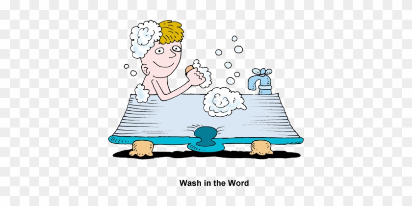 Bible Bath - Man In A Tub Clipart #57818