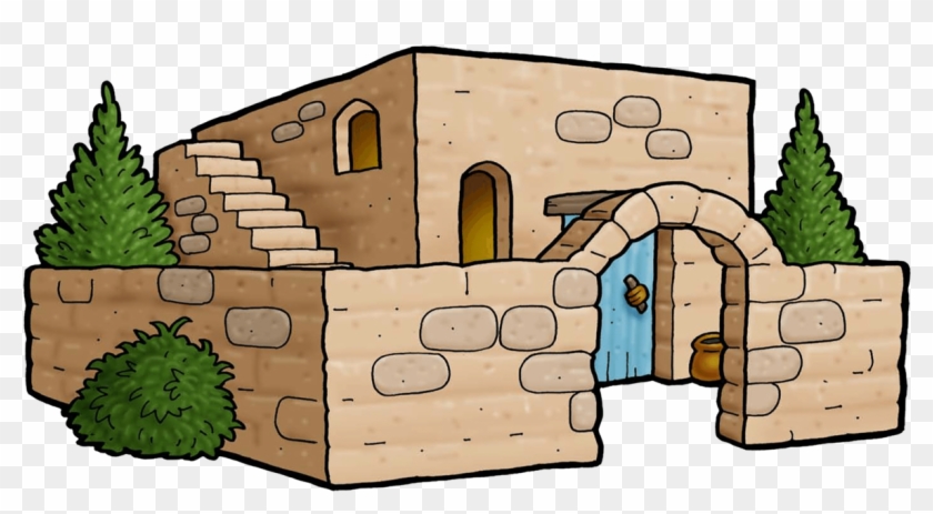 Bible Story House Clip Art - Old Testament Houses Clipart #57840
