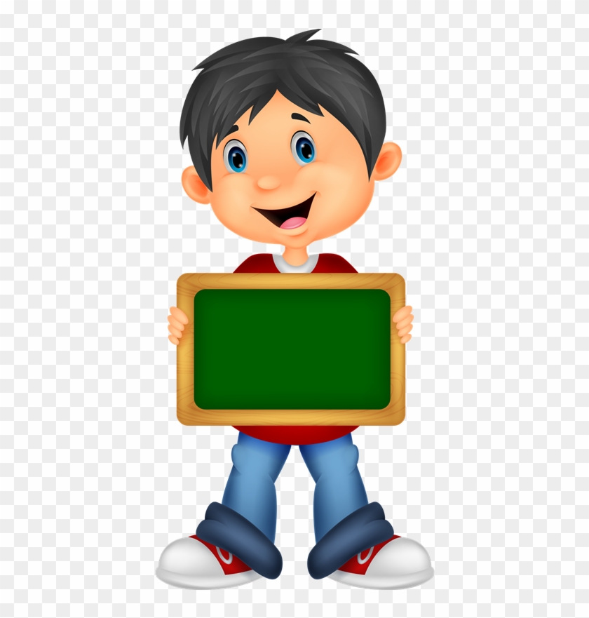 Estudiantes (455×800) - Boy Holding A Paper Cartoon #57855