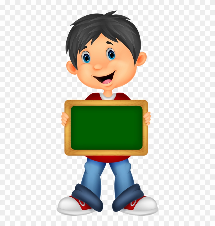 Estudiantes (455×800) Boy Holding A Paper Cartoon Free Transparent
