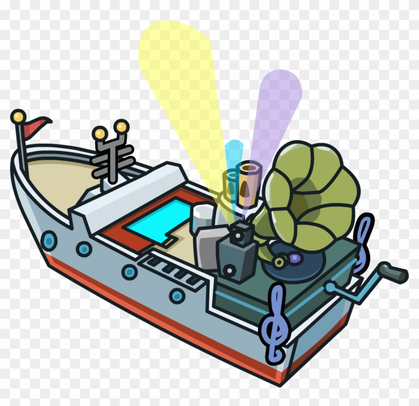 Music Cruise Map Icon - Club Penguin Map Icon #58113