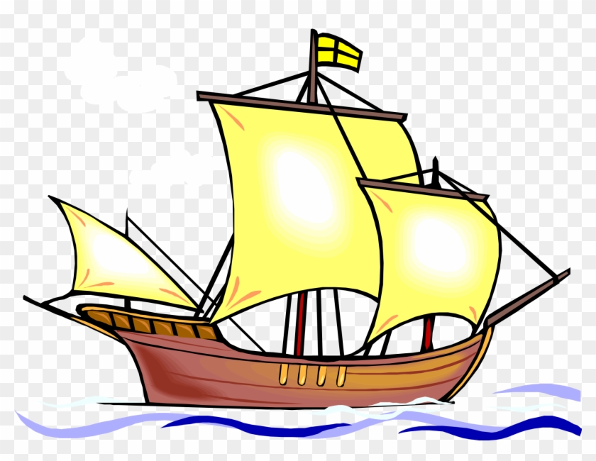 Watercraft Download Caravel Clip Art - Caravel Cartoon #58228