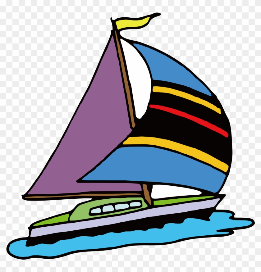 Sailing Ship Cartoon Clip Art - Sailing #58264
