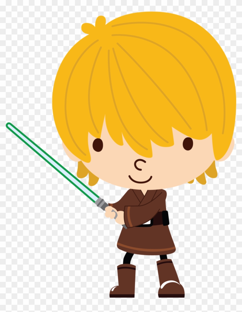 Luke Skywalker Clipart Cute - Star Wars Clipart Png #58282