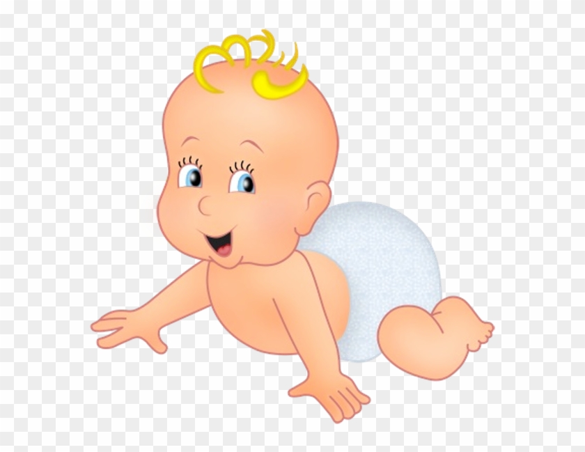 Cute Cartoon Baby Boy Clipart - Cute Animated Baby Boy #58343