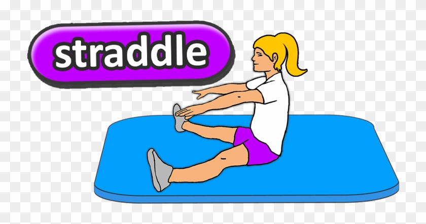 Straddle Gymnastics Pe Sport Lesson Teach How To Gym - Gymnastics #58364