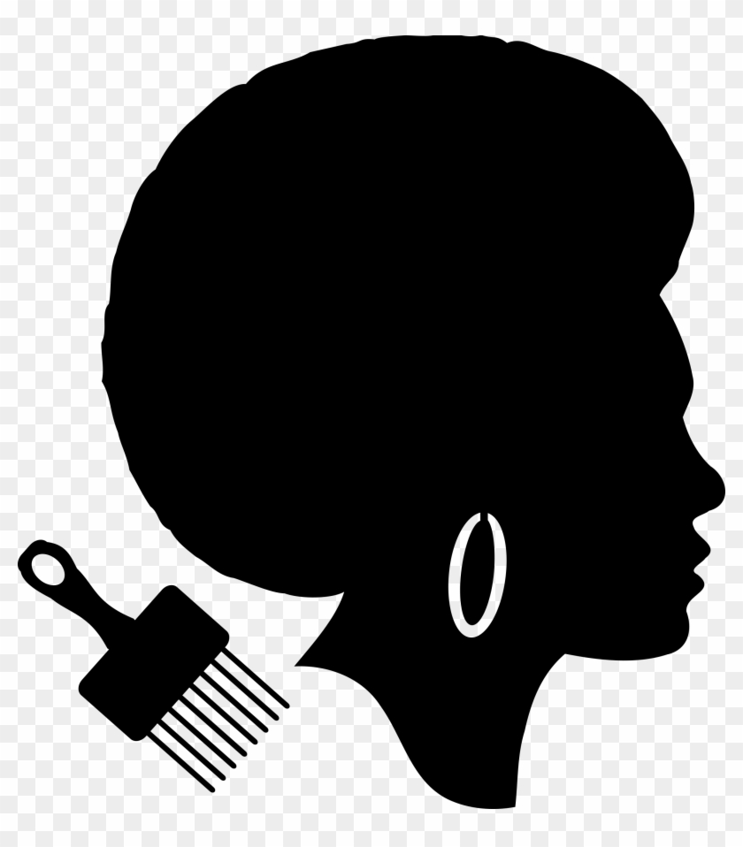 Vector Clip Art Online, Royalty Free - African American Male Silhouette #58371