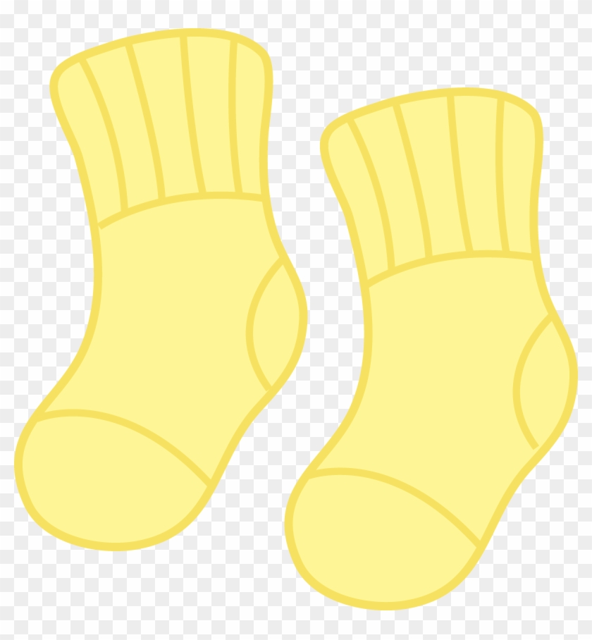 Yellow Baby Socks - Animated Baby Socks #58396