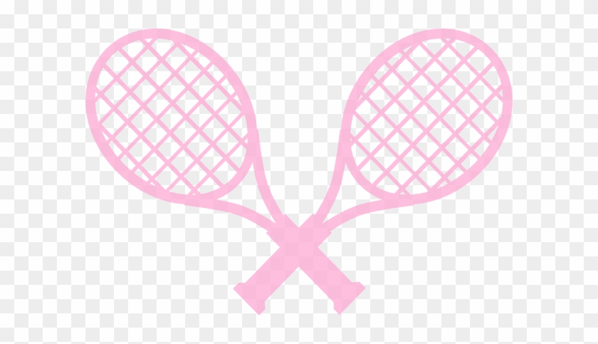 Pink Clipart Tennis Racket - Tennis Rackets Clipart #58433