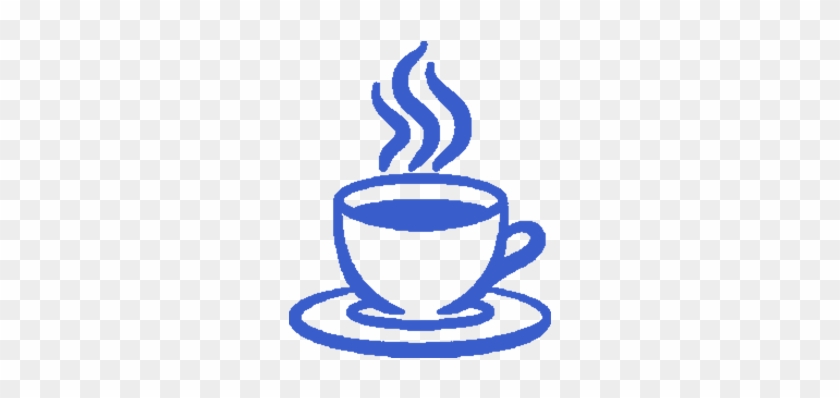 Coffee & Tea Bar - Coffee Cup Clipart Blue #58493