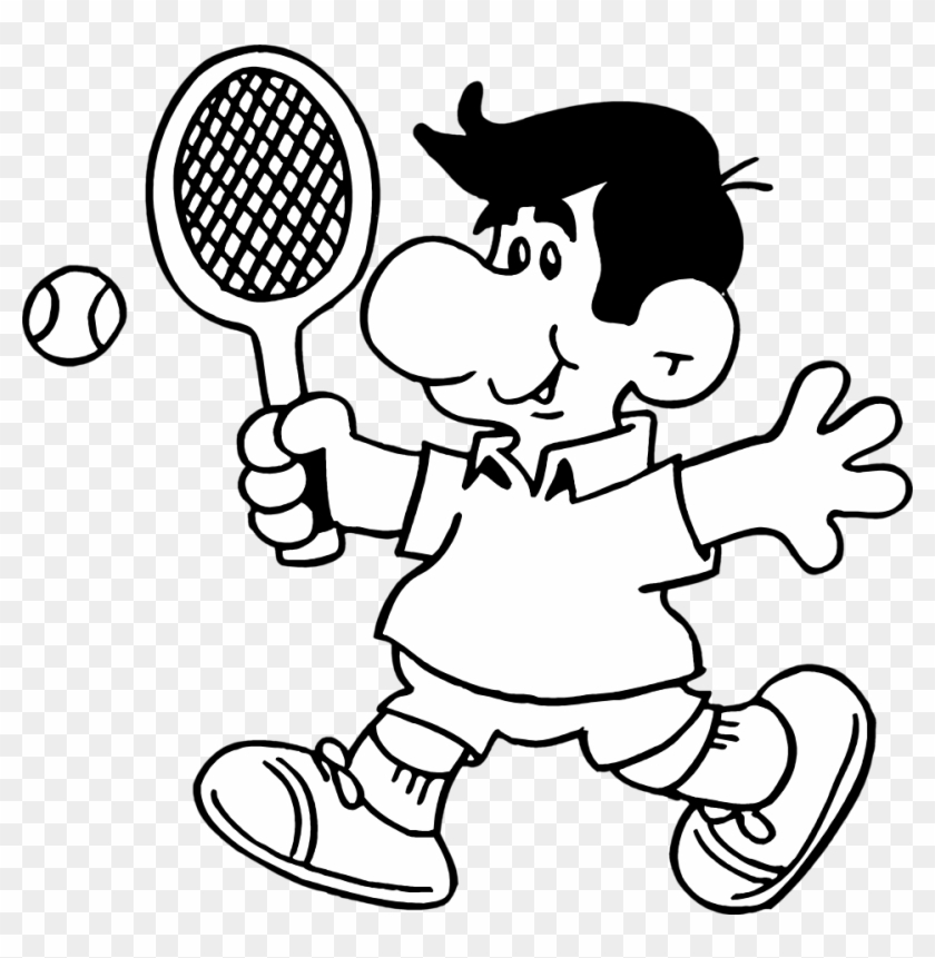 Man Playing Tennis Free Microsoft Clipart - Tennis #58503