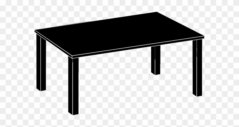 Bookshelf Clipart Black And White Black Table Clipart