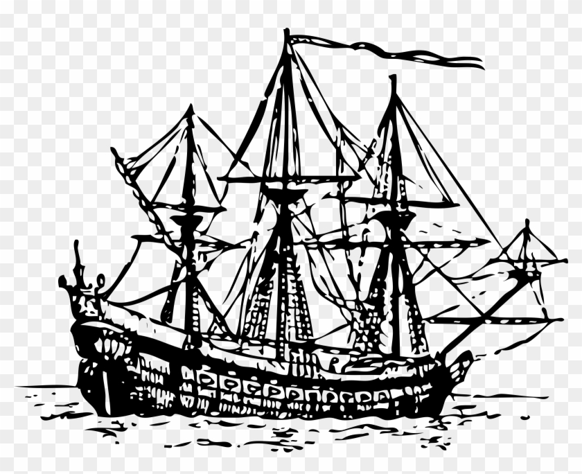 Carrack 16th Century - First Fleet Clip Art #58659