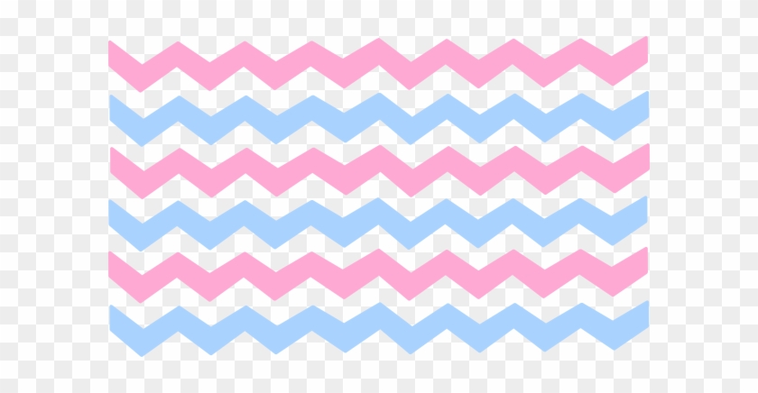 Pink And Blue Chevron #58696