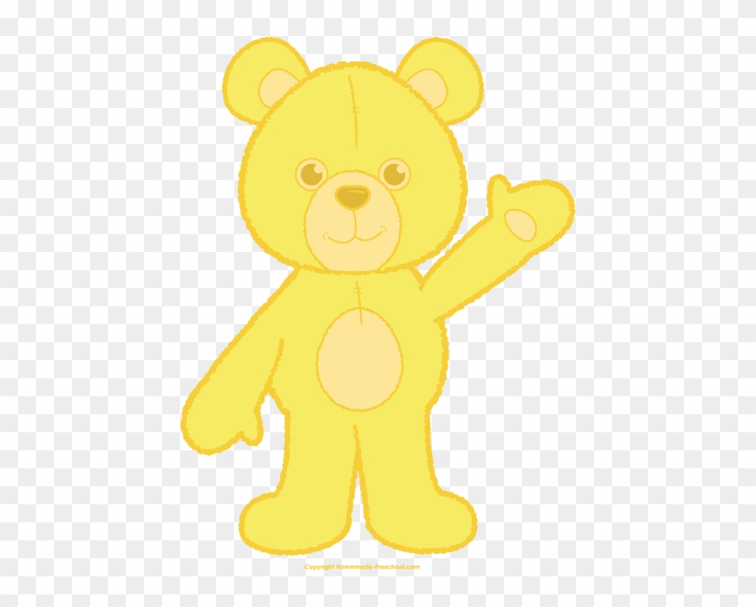 Click To Save Image - Yellow Teddy Bear Clipart #58904
