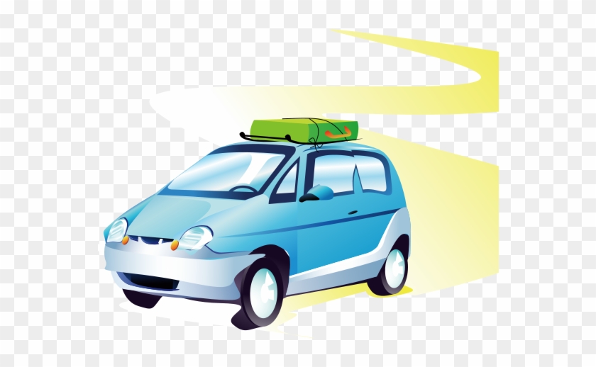 Car Travel Road Trip Clip Art - Car Travel Road Trip Clip Art #58933