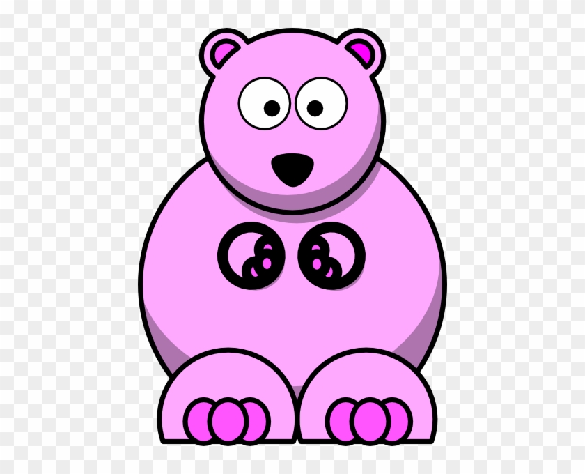 Pink Teddy Bear Clip Art At Clker - Cartoon Polar Bear #58976