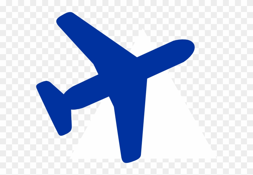 Blue Plane Clip Art At Clker Com Vector Online Royalty - Airplane Icon Blue Png #58987