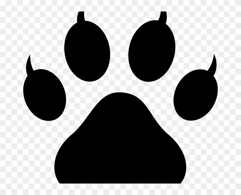 Free Paw Print Dog Paw Print Clip Art Free Download - Paw Print Cat Png #58999