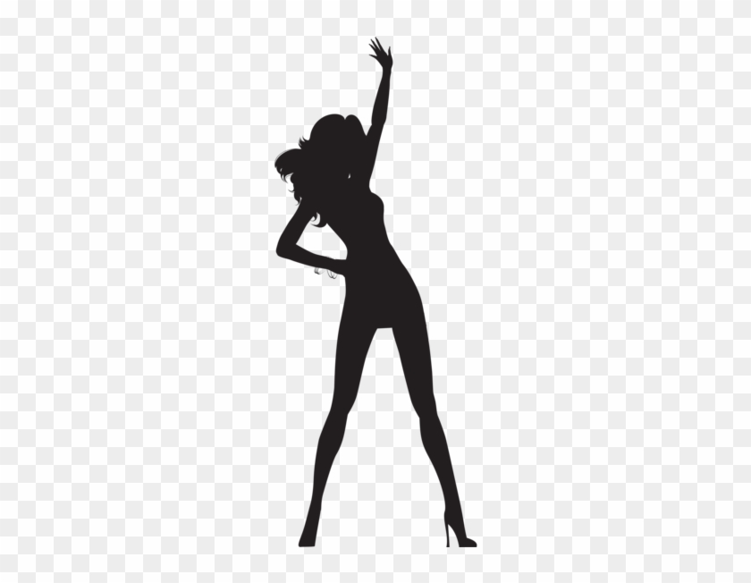 Dancing Woman Silhouette Png Transparent Clip Art Image - Dancer Silhouette Png Transparent Background #59010