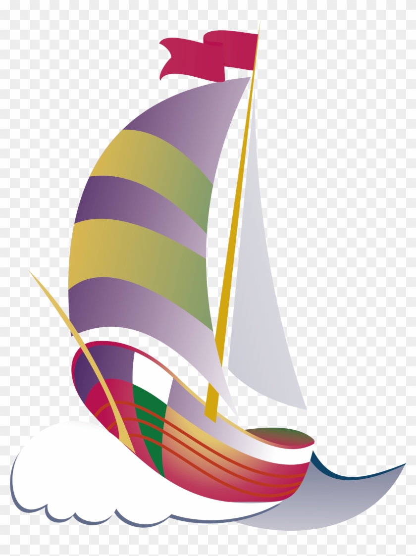 Sailing Ship Graphic Design Illustration - Sailing Ship Graphic Design Illustration #59178
