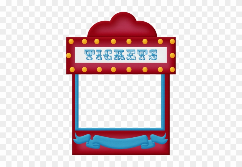 Aw Circus Ticket Booth Frame - Circus Ticket Booth Clipart #59109