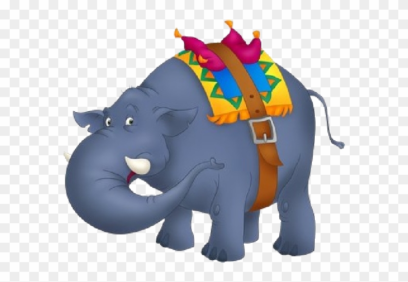 Funny Circus Elephant Clipart Image - Clip Art #59171