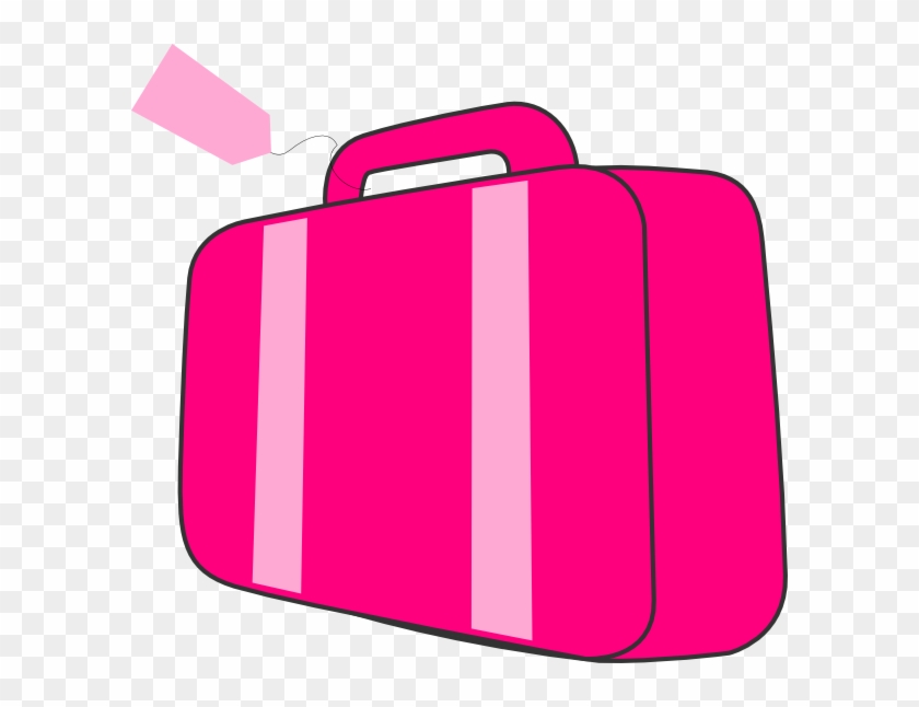 Pink Suitcase Clipart #59176