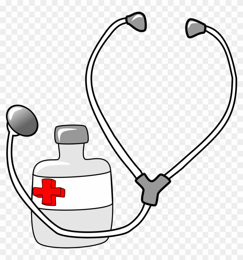 Medicine And A Stethoscope - Stethoscope Clipart #59218